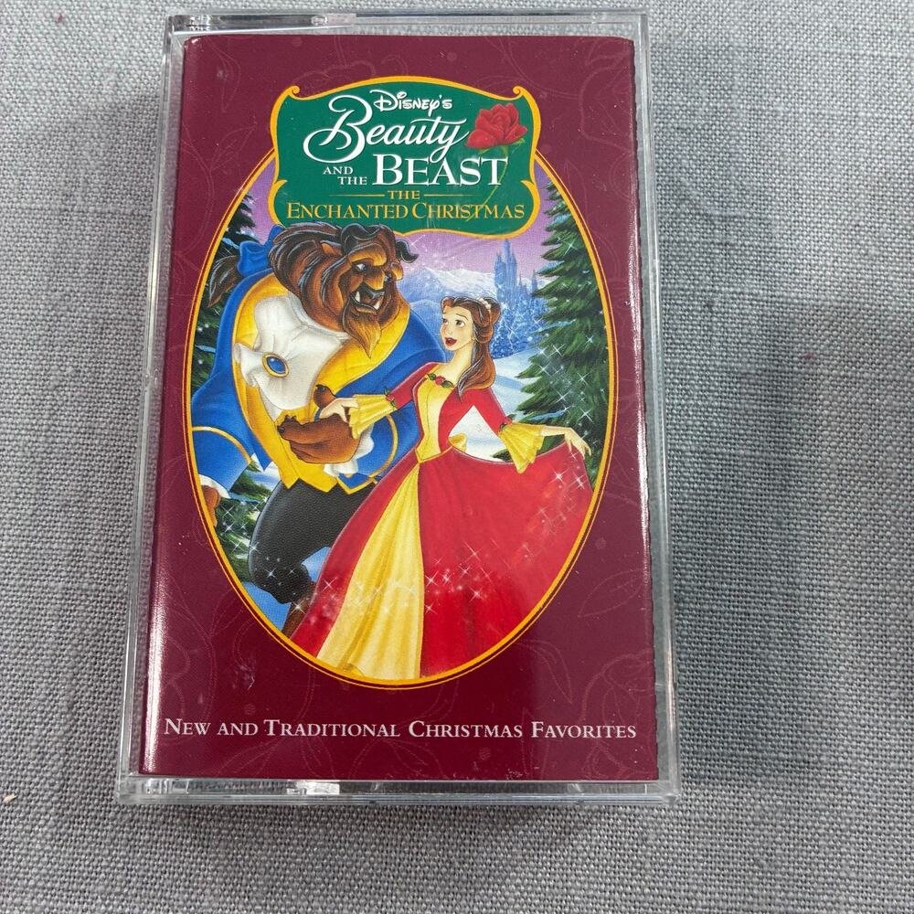 Disney Beauty and the Beast Enchanted Christmas Cassette Tape 1997